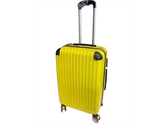 Set reiskoffer + beautycase - ormi - geel - afbeelding 3 van  5