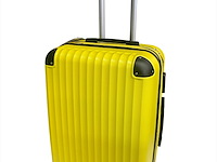 Set reiskoffer + beautycase - ormi - geel - afbeelding 3 van  5