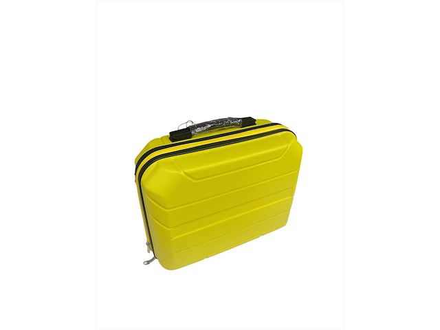 Set reiskoffer + beautycase - ormi - geel - afbeelding 4 van  5