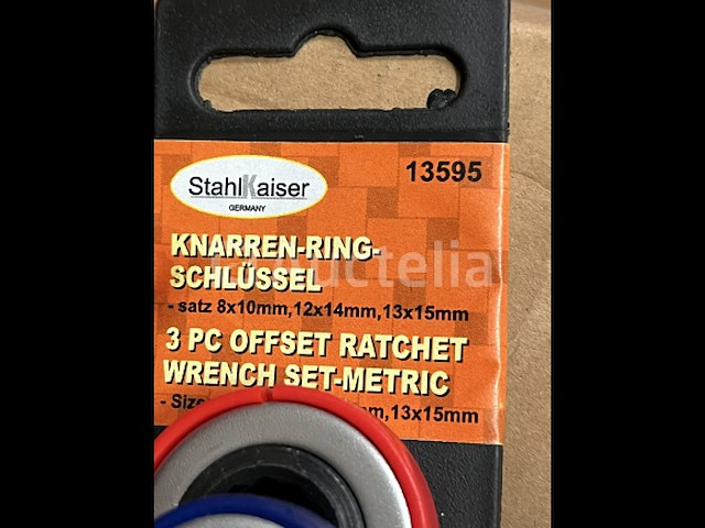 Set ring ratelsleutels 8-15mm - afbeelding 3 van  3