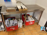Set roestvrijstalen tafels - afbeelding 2 van  7