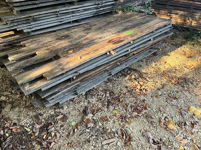 Set rustieke eikenhouten planken - afbeelding 1 van  7