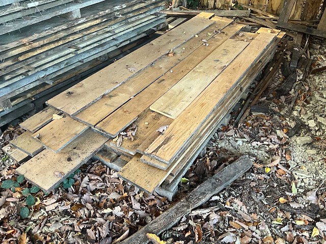 Set rustieke eikenhouten planken - afbeelding 1 van  6