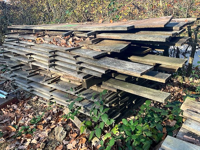 Set rustieke eikenhouten planken - afbeelding 5 van  5