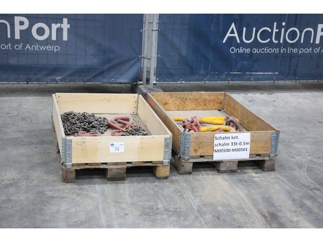 Set schalm kettingen 33t/0.5m - afbeelding 1 van  1