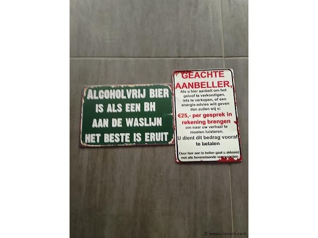 Set sierborden - afbeelding 1 van  1