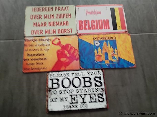Set sierborden - afbeelding 1 van  1