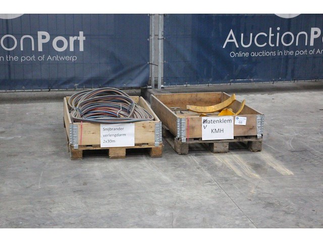 Set snijbranders 2x30m en platenklemmen - afbeelding 1 van  1