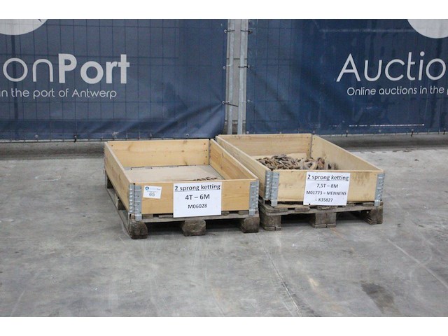 Set sprong ketting 4t/6m en 7.5t/8m - afbeelding 1 van  1