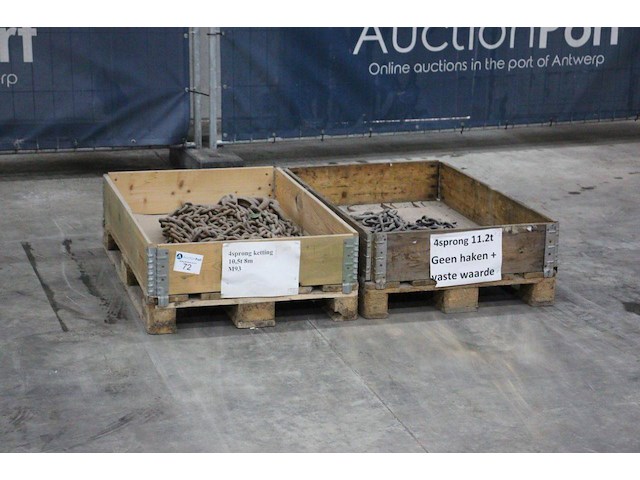 Set sprong kettingen 10.5t /8m en 11.2t - afbeelding 1 van  1