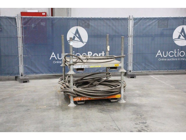 Set staalstroppen 10t/20m, 10t/8m - afbeelding 1 van  1