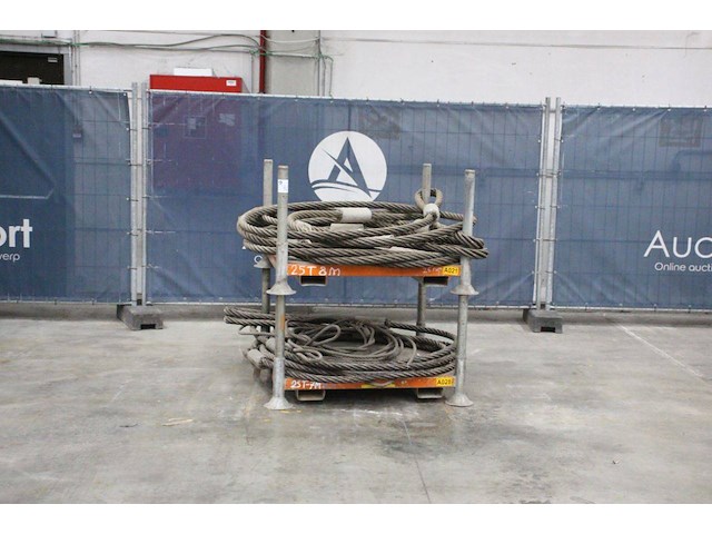 Set staalstroppen 25t 7/8m - afbeelding 1 van  1