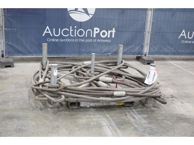 Set staalstroppen 25t/7m en 15t/12m - afbeelding 1 van  1