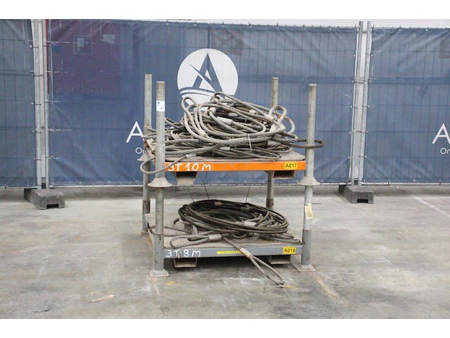 Set staalstroppen 3t 8/10m - afbeelding 1 van  1