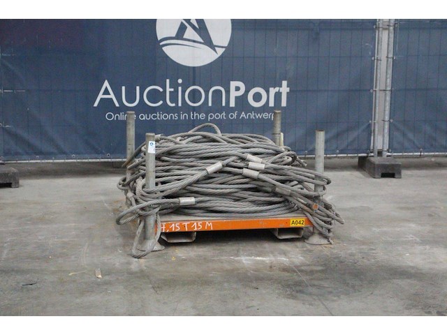 Set staalstroppen 4.15t 15m - afbeelding 1 van  1