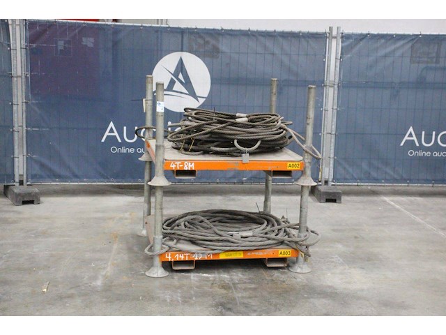 Set staalstroppen 4t/8m, 4.14t/15m - afbeelding 1 van  1