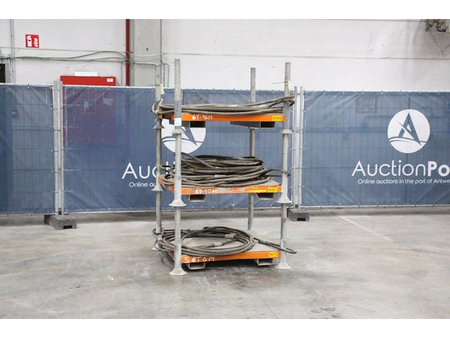 Set staalstroppen 6t 10/16m, 5.8t/6m - afbeelding 1 van  1