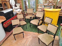 Set stoelen (6x antiek) - afbeelding 1 van  9