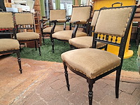 Set stoelen (6x antiek) - afbeelding 2 van  9