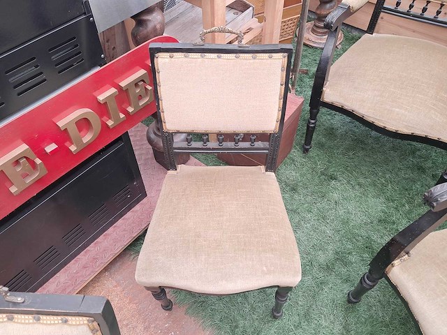 Set stoelen (6x antiek) - afbeelding 8 van  9