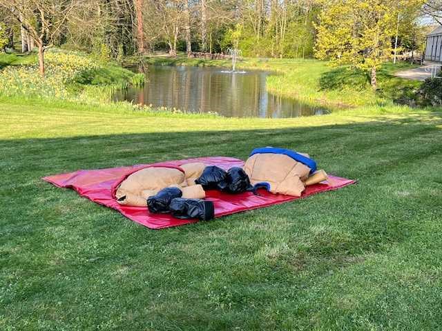 Set sumo pakken voor volwassen en kinderen - afbeelding 1 van  3