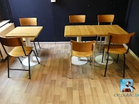 Set tafels en stoelen