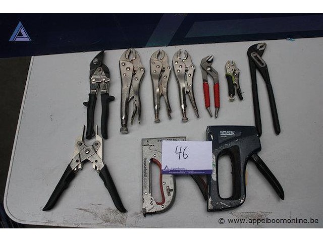 Set tangen - diverse maten set lijmtangen - diverse maten nietpistool - rapid - alu 780 nietpistool - forabug - afbeelding 1 van  3