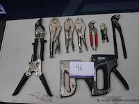 Set tangen - diverse maten set lijmtangen - diverse maten nietpistool - rapid - alu 780 nietpistool - forabug - afbeelding 1 van  3