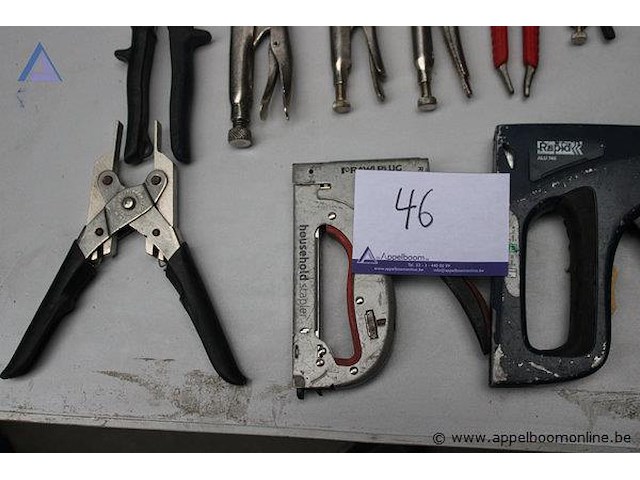 Set tangen - diverse maten set lijmtangen - diverse maten nietpistool - rapid - alu 780 nietpistool - forabug - afbeelding 3 van  3