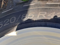 Set tractorbanden 4x michelin band, wiel en velg - afbeelding 5 van  6