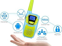 Set v 3 accu walkie-talkie fun-colours—kids - afbeelding 2 van  2