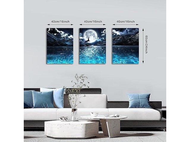 Set v 3 canvasfoto's - afbeelding 2 van  2