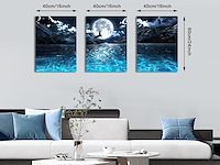 Set v 3 canvasfoto's - afbeelding 2 van  3