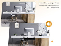 Set v 4 kabelgoten voor bureau zwart - afbeelding 2 van  2