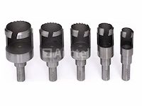 Set van 10 bits met doppen/gaten 15-35 mm kraft&dele - afbeelding 3 van  3