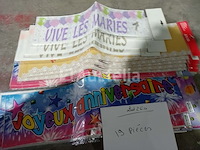 Set van 10 kerstjutte-zakken - nieuw santa claus bag deluxe model - nieuw set van 10 pakjes kerstelfenpantoffels - nieuw set van 3 kerstsjaals - nieuw verbluffend pixiekostuum - gloednieuwe maat s prachtig pixiekostuum - nieuwe maat m set van 19 grote feeststickers diverse ontwerpen - nieuw - afbeelding 3 van  7