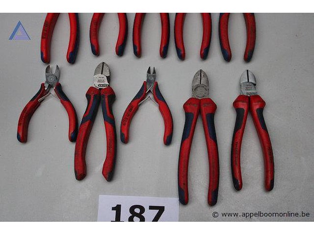 Set van 10 tangen knippex - diverse maten - afbeelding 3 van  3