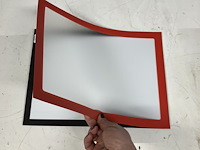 Set van 10 toonbankmatjes a4 rood - afbeelding 2 van  2