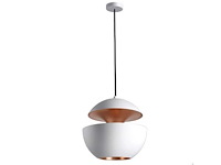 Set van 12 sun-lampen 25 cm - wit en goud - afbeelding 2 van  5