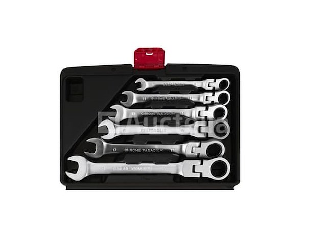 Set van 12 vlakme/racagnac sleutels 8-19 mm kraft&dele - afbeelding 2 van  3