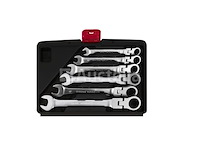 Set van 12 vlakme/racagnac sleutels 8-19 mm kraft&dele - afbeelding 2 van  3