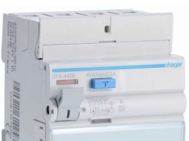 Set van 13 hager 4p 40 a – 300 ma type a rcd (13x) - afbeelding 3 van  3