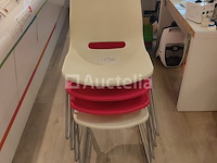 Set van 14 professionele stapelstoelen - afbeelding 4 van  6