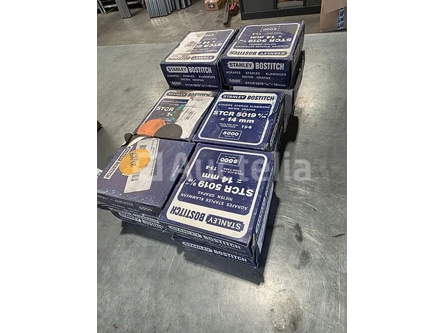 Set van 15 dozen bostitch-nietjes en gegalvaniseerde spijkers - afbeelding 1 van  2