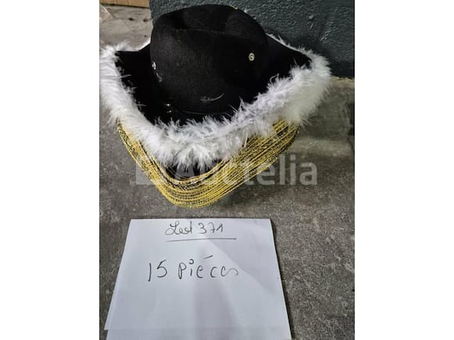Set van 15 musketiershoeden - nieuw set van 8 musketiershoeden - nieuw set van 14 musketierhoeden - nieuw set van 5 musketiers hoeden - nieuw set van 3 dartagnan hoeden - nieuw set van 5 zorro-hoeden - nieuw - afbeelding 3 van  6
