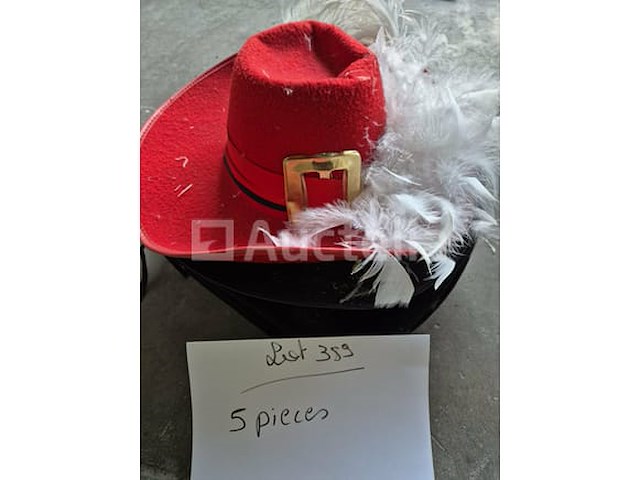 Set van 15 musketiershoeden - nieuw set van 8 musketiershoeden - nieuw set van 14 musketierhoeden - nieuw set van 5 musketiers hoeden - nieuw set van 3 dartagnan hoeden - nieuw set van 5 zorro-hoeden - nieuw - afbeelding 5 van  6