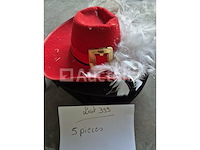 Set van 15 musketiershoeden - nieuw set van 8 musketiershoeden - nieuw set van 14 musketierhoeden - nieuw set van 5 musketiers hoeden - nieuw set van 3 dartagnan hoeden - nieuw set van 5 zorro-hoeden - nieuw - afbeelding 5 van  6