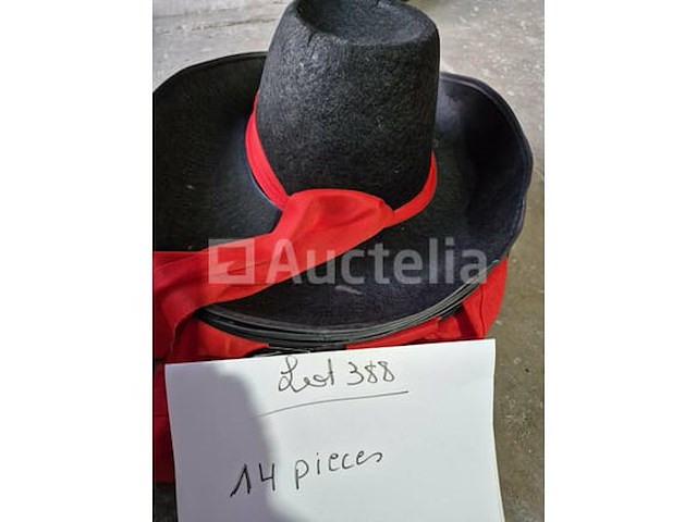 Set van 15 musketiershoeden - nieuw set van 8 musketiershoeden - nieuw set van 14 musketierhoeden - nieuw set van 5 musketiers hoeden - nieuw set van 3 dartagnan hoeden - nieuw set van 5 zorro-hoeden - nieuw - afbeelding 6 van  6