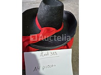 Set van 15 musketiershoeden - nieuw set van 8 musketiershoeden - nieuw set van 14 musketierhoeden - nieuw set van 5 musketiers hoeden - nieuw set van 3 dartagnan hoeden - nieuw set van 5 zorro-hoeden - nieuw - afbeelding 6 van  6