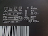 Set van 17 bits, sds plus beitels mastiff mf3517 - afbeelding 2 van  4